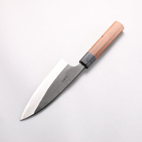 Nao Yamamoto White Steel No.2 Kurouchi Double-sided Deba  150mm Kebony Handle 