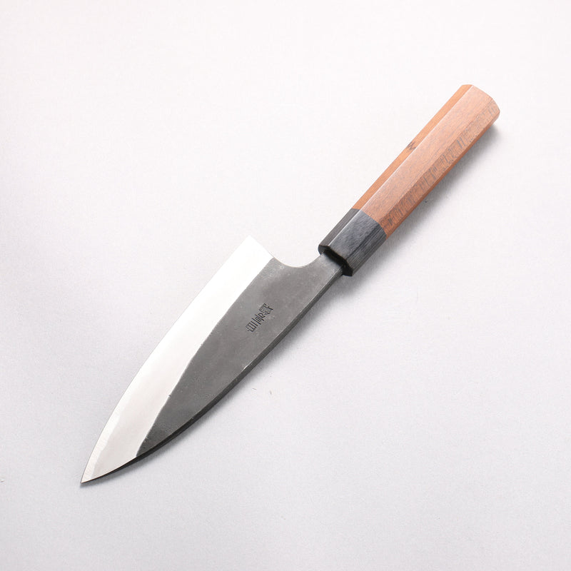 Nao Yamamoto White Steel No.2 Kurouchi Double-sided Deba  150mm Kebony Handle 