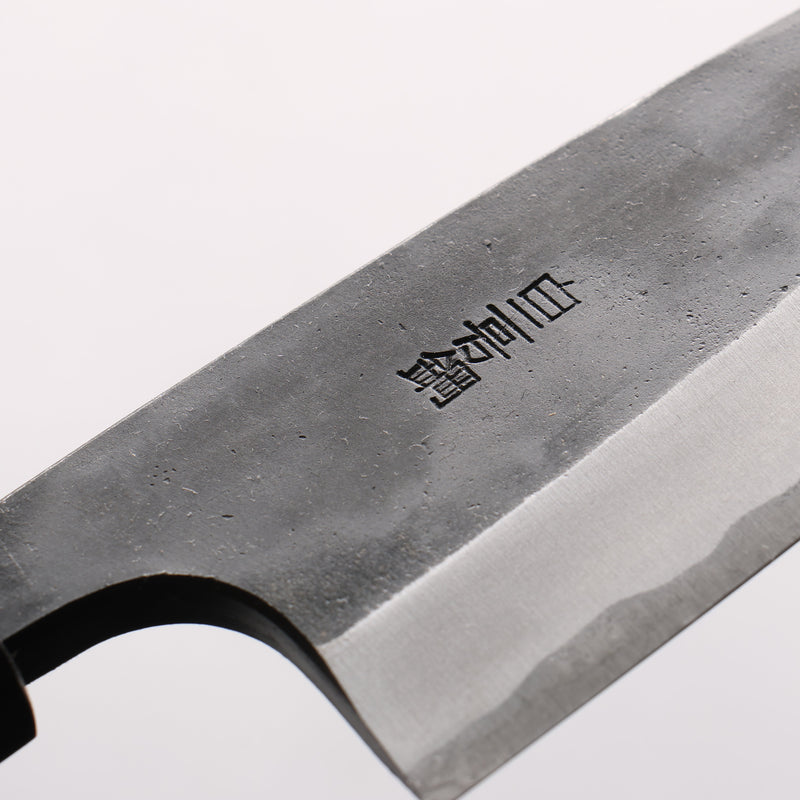 Nao Yamamoto White Steel No.2 Kurouchi Double-sided Deba  150mm Kebony Handle 