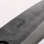 Nao Yamamoto White Steel No.2 Kurouchi Double-sided Deba  165mm Rosewood (Ferrule: Black Pakka Wood) Handle 