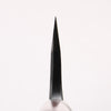 Nao Yamamoto White Steel No.2 Kurouchi Double-sided Deba  210mm Rosewood (Ferrule: Black Pakka Wood) Handle 