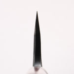 Nao Yamamoto White Steel No.2 Kurouchi Double-sided Deba  210mm Rosewood (Ferrule: Black Pakka Wood) Handle 