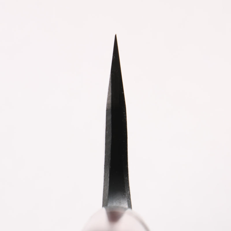 Nao Yamamoto White Steel No.2 Kurouchi Double-sided Deba  210mm Rosewood (Ferrule: Black Pakka Wood) Handle 