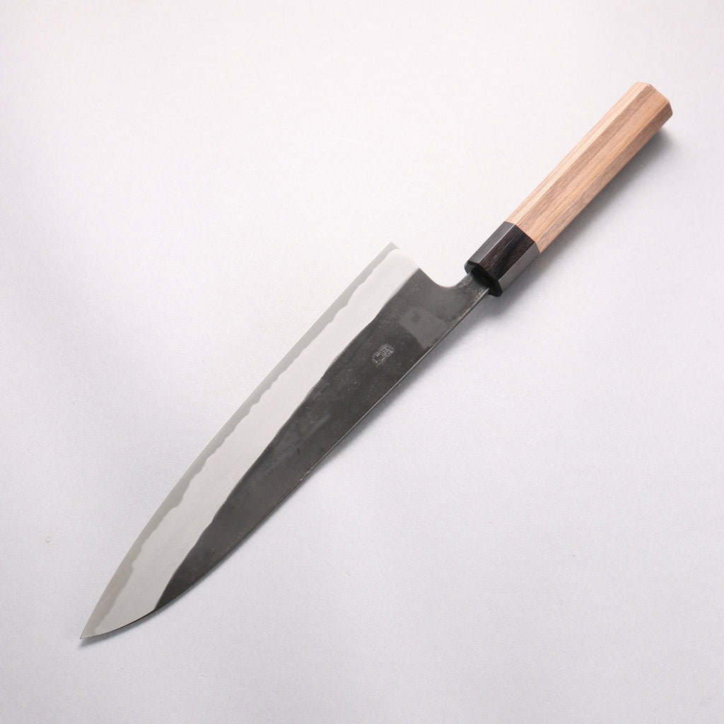 Nao Yamamoto Yasuki Blue Steel Kurouchi Gyuto 240mm Walnut Handle - Japannywholesale