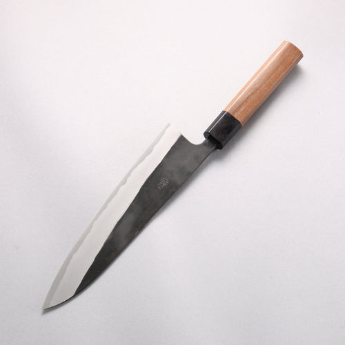Nao Yamamoto Yasuki Blue Steel Kurouchi Gyuto 210mm Walnut Handle - Japannywholesale