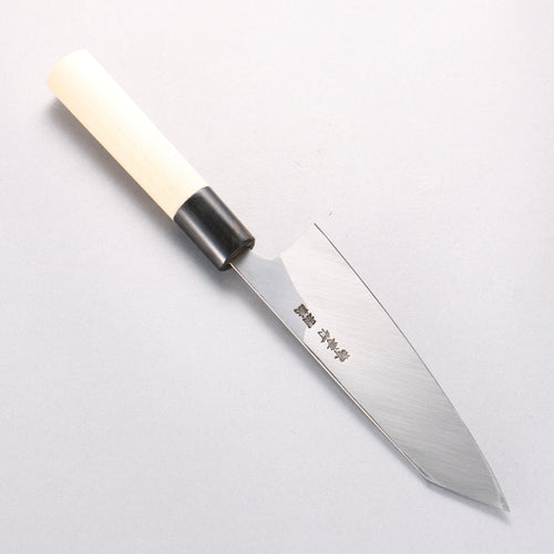 Sakai Takayuki Tokujyo White Steel No.2 Kiritsuke Deba 150mm Magnolia Handle - Japannywholesale
