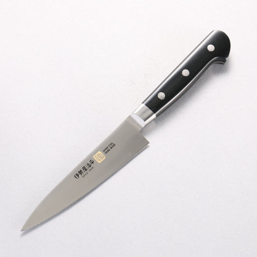 Iseya Molybdenum Petty-Utility 120mm Black Micarta Handle - Japannywholesale