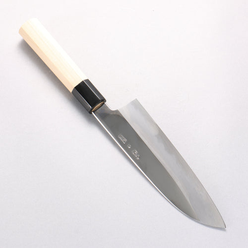 Choyo White Steel Mirrored Finish Santoku 180mm Magnolia Handle - Japannywholesale