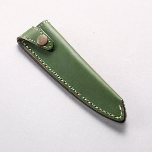 Buttero Green Sheath for 120mm Petty-Utility Leather Sheath - Japannywholesale