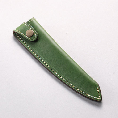 Buttero Green Sheath for 150mm Petty-Utility Leather Sheath - Japannywholesale