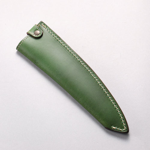 Buttero Green Sheath for 180mm Gyuto Leather Sheath - Japannywholesale