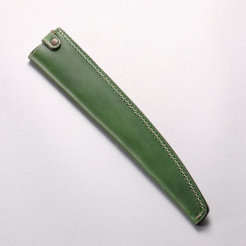 Buttero Green Sheath for 240mm Sujihiki Leather Sheath - Japannywholesale