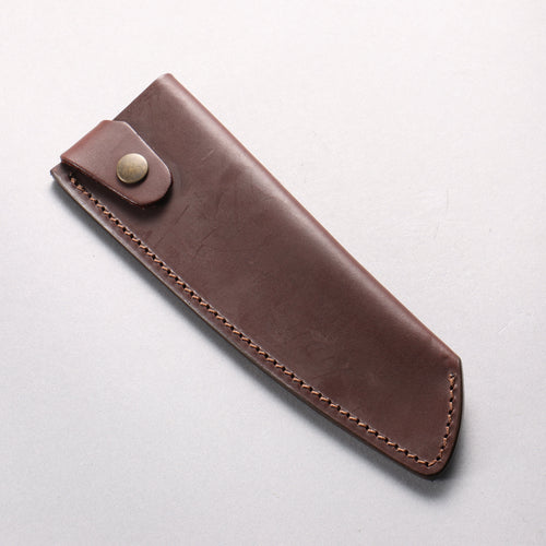 Sheath for 165mm Santoku Leather Sheath - Japannywholesale