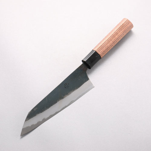 Daisuke Nishida Koharu White Steel No.1 Black Finished Santoku 165mm Walnut Handle
