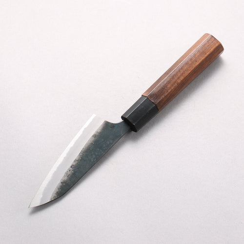 Daisuke Nishida Koharu White Steel No.1 Black Finished Petty-Utility 100mm Walnut Handle
