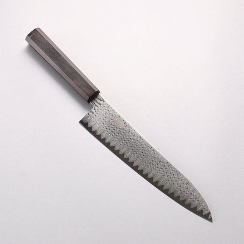 Kanjyo VG10 Damascus Ladder Pattern Gyuto 210mm Ebony Wood Handle
