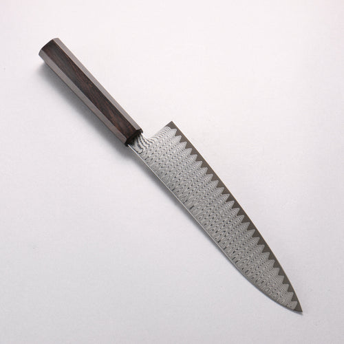 Kanjyo VG10 Damascus Ladder Pattern Gyuto 210mm Ebony Wood Handle