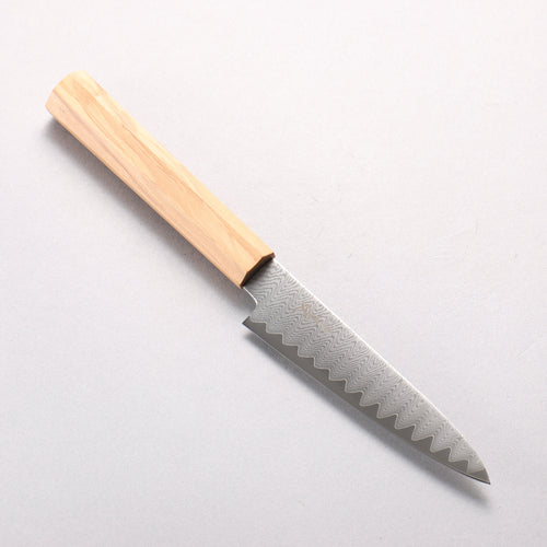 Kanjyo VG10 Damascus Ladder Pattern Petty-Utility 120mm Olive tree Handle