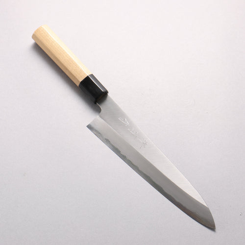Sakai Kikumori White Steel No.1 Gyuto 210mm Magnolia (Ferrule: Water Buffalo Horn) Handle