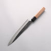 Nao Yamamoto White Steel No.2 Black Finished Sujihiki 210mm Walnut Handle