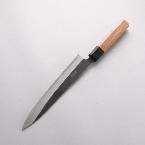 Nao Yamamoto White Steel No.2 Black Finished Sujihiki 210mm Walnut Handle