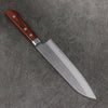 Seisuke VG10 Hammered Ribbed Santoku  180mm Mahogany Handle - Japannywholesale