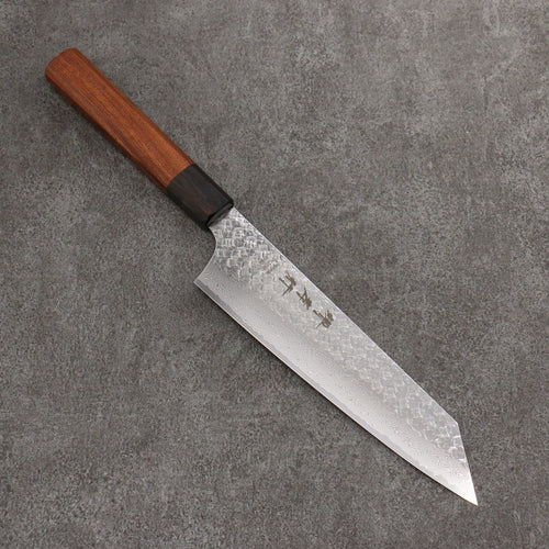 Sakai Takayuki SG2 Hammered Damascus Kiritsuke Gyuto  190mm Rosewood (Ferrule: Black Pakka Wood) Handle - Japannywholesale