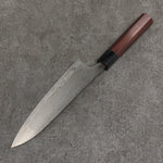 Nao Yamamoto SG2 Damascus Migaki Finished Gyuto  180mm Rosewood (Ferrule: Black Pakka Wood) Handle - Japannywholesale