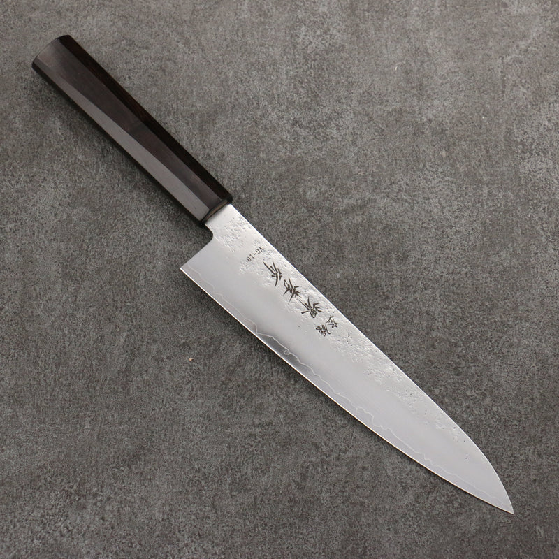 Sakai Takayuki VG10 Nashiji Gyuto  210mm Ebony Wood Handle - Japannywholesale