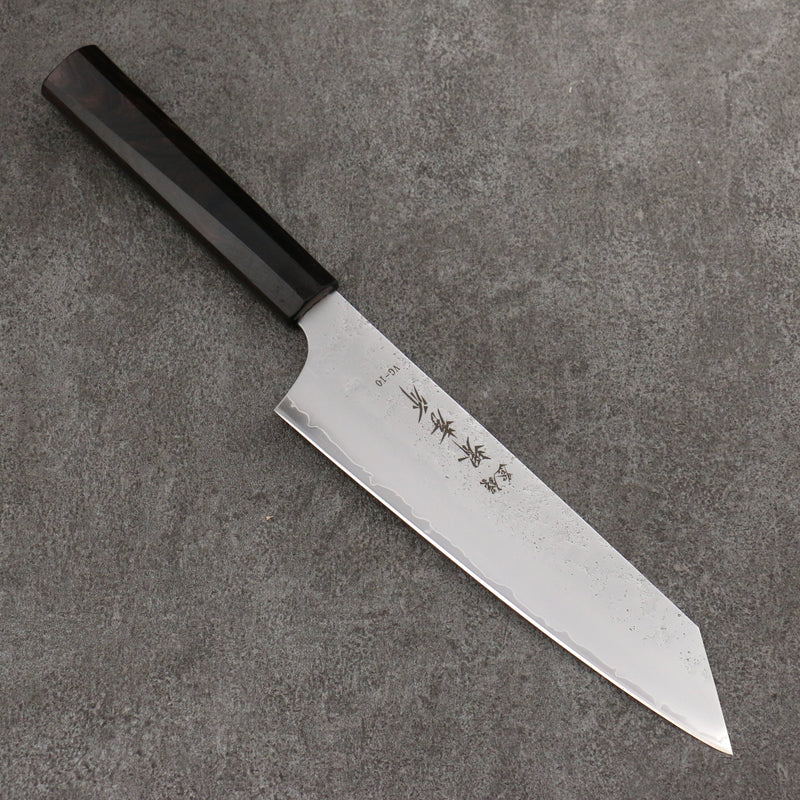 Sakai Takayuki VG10 Nashiji Kiritsuke Gyuto  190mm Ebony Wood Handle - Japannywholesale