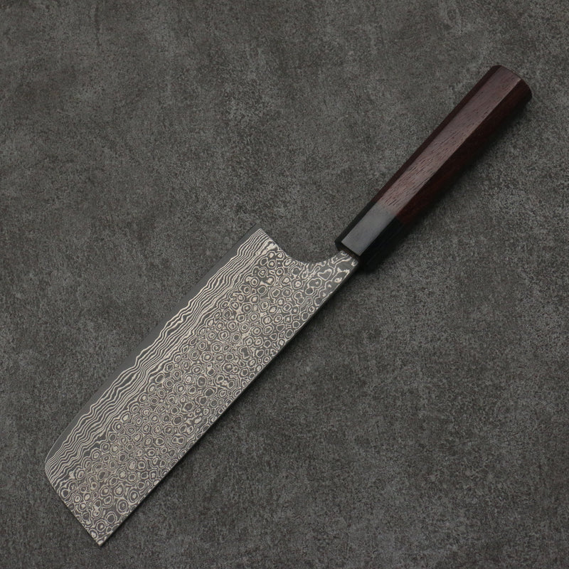 Masakage Kumo VG10 Damascus Nakiri  165mm Rosewood Handle - Japannywholesale