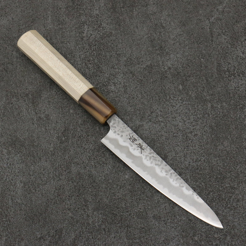 Seisuke Kumo White Steel No.1 Hammered Petty-Utility  135mm Magnolia Handle - Japannywholesale