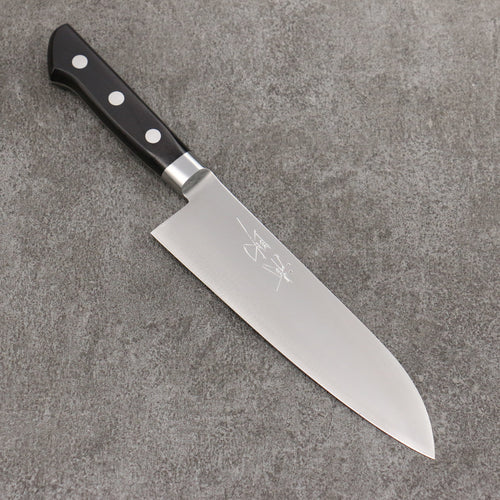 Seisuke VG1 Santoku  180mm Black Pakka wood Handle - Japannywholesale