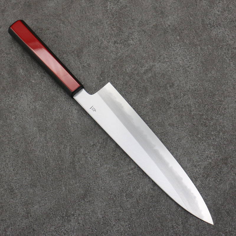 Kagekiyo White Steel No.1 Gyuto  240mm Akaro Lacquered (Magnolia) Handle - Japannywholesale