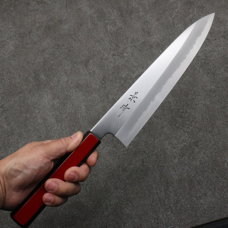 Kagekiyo White Steel No.1 Gyuto  240mm Akaro Lacquered (Magnolia) Handle - Japannywholesale