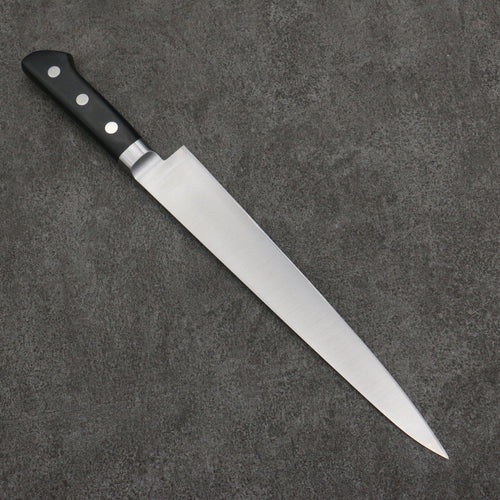 Sakai Takayuki [Left Handed] Japanese Steel Sujihiki  240mm Black Pakka wood Handle - Japannywholesale