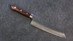 Seisuke VG10 Hammered Santoku  165mm Mahogany Handle - Japannywholesale