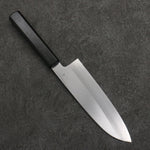 Kagekiyo Silver Steel No.3 Santoku  180mm Black Lacquered (Magnolia) Handle - Japannywholesale