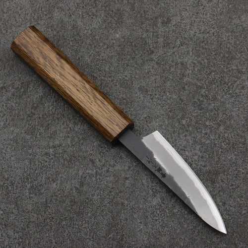 Oul Blue Super Black Nashiji Petty-Utility  80mm Oak Handle - Japannywholesale