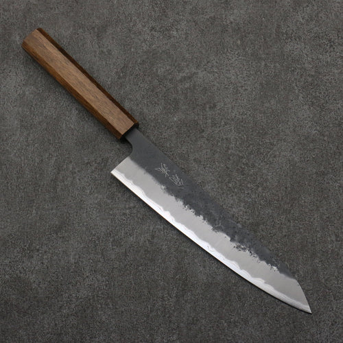 Oul Blue Super Black Nashiji Gyuto  210mm Oak Handle - Japannywholesale