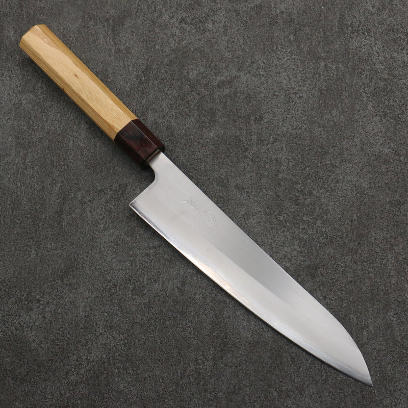 Oul White Steel No.1 Gyuto  210mm Keyaki (Japanese Elm) Handle - Japannywholesale