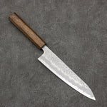 Oul White Steel No.1 Hammered Gyuto  180mm Oak Handle - Japannywholesale