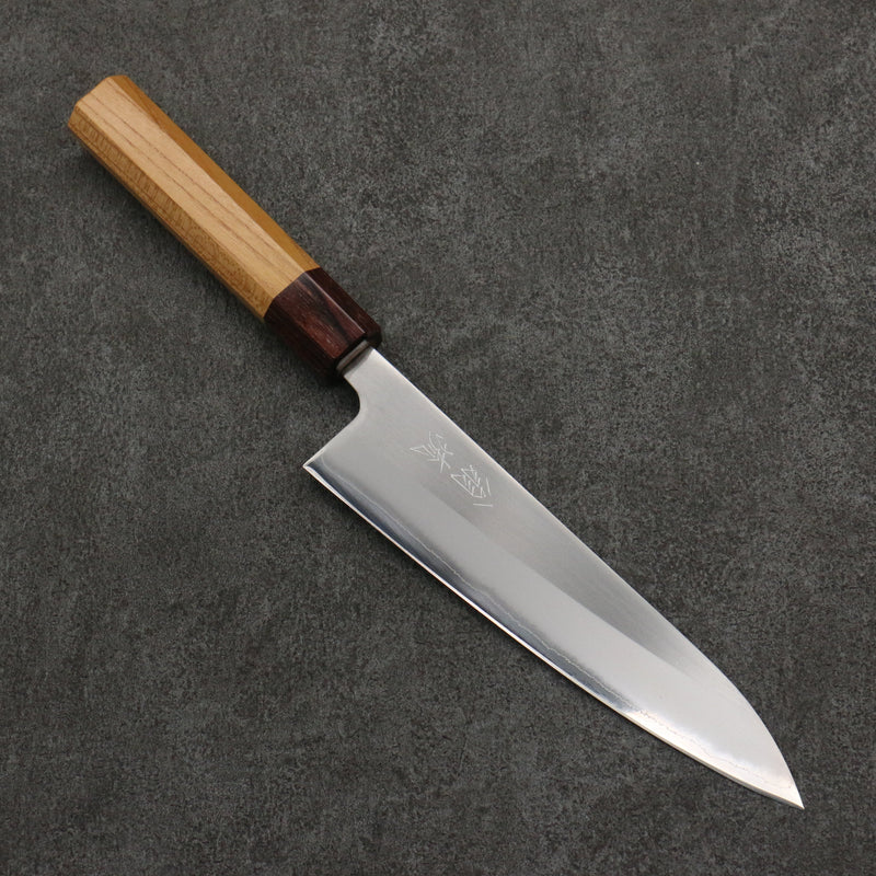 Oul White Steel No.1 Gyuto  180mm Keyaki (Japanese Elm) Handle - Japannywholesale