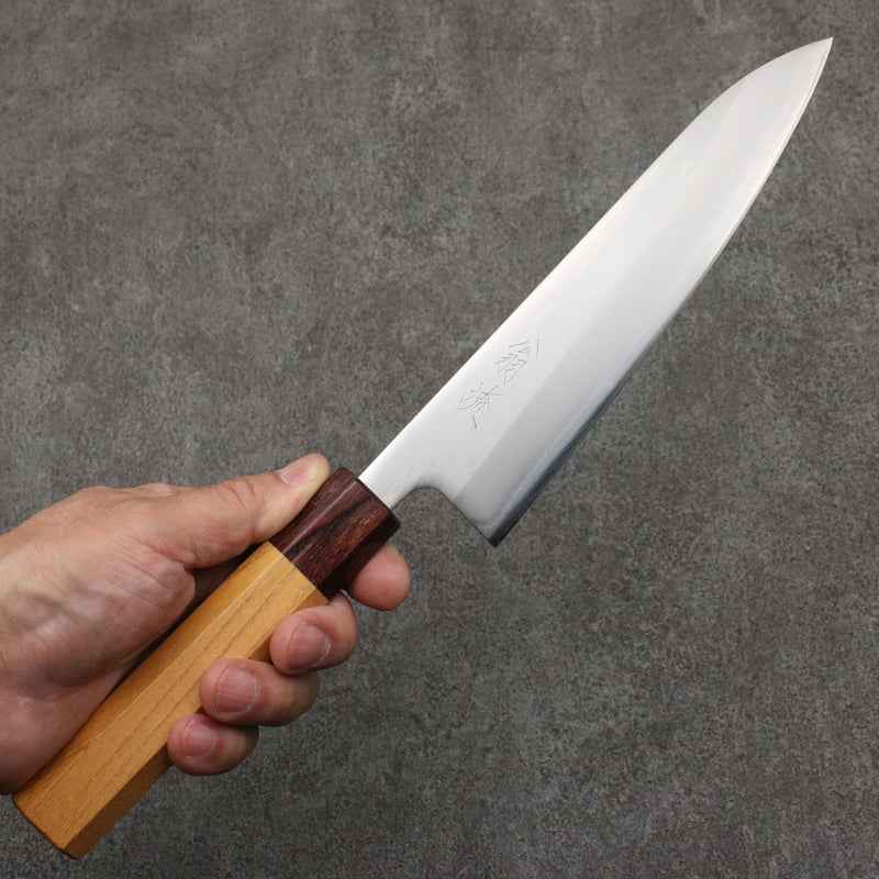 Oul White Steel No.1 Gyuto  180mm Keyaki (Japanese Elm) Handle - Japannywholesale