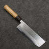 Oul White Steel No.1 Nakiri  165mm Keyaki (Japanese Elm) Handle - Japannywholesale