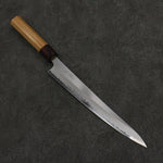 Oul White Steel No.1 Sujihiki  240mm Keyaki (Japanese Elm) Handle - Japannywholesale