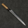 Oul White Steel No.1 Sujihiki  240mm Keyaki (Japanese Elm) Handle - Japannywholesale