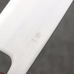 Oul White Steel No.1 Santoku  165mm Keyaki (Japanese Elm) Handle - Japannywholesale