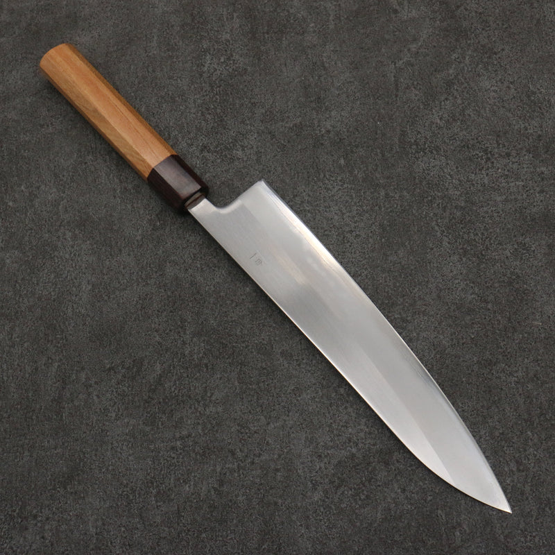 Oul White Steel No.1 Gyuto  240mm Keyaki (Japanese Elm) Handle - Japannywholesale