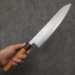 Oul White Steel No.1 Gyuto  240mm Keyaki (Japanese Elm) Handle - Japannywholesale